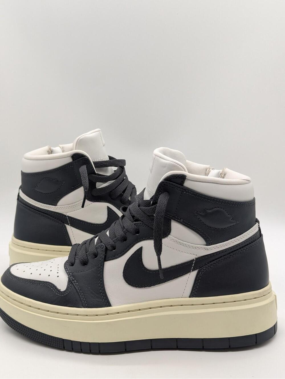 Women's Size 9 Nike Air Jordan 1 Elevate High White Black DN3253-100 Platform